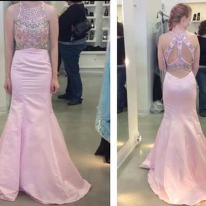 Pink prom dress